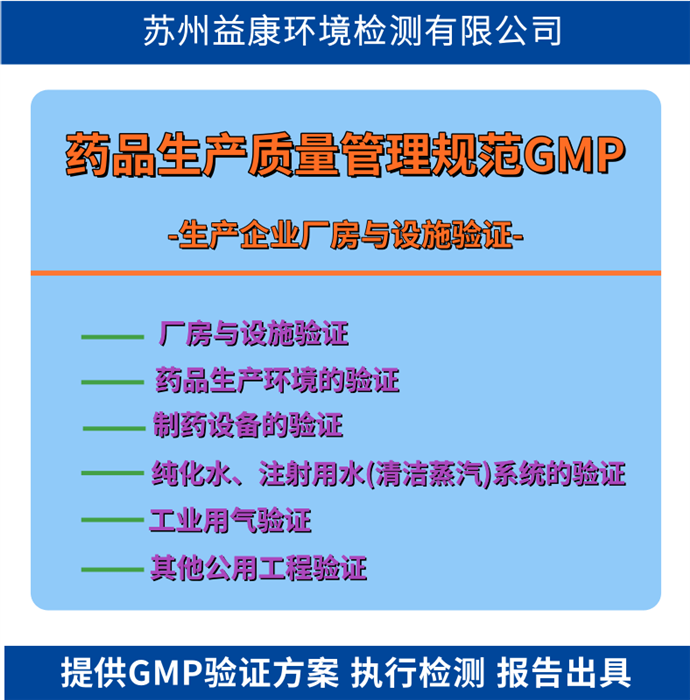 GMP確認(rèn)與驗證